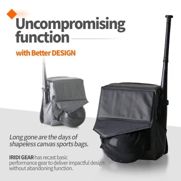 Iridi Gear Sports Bag Bat Pack Backpack Equipment - Picture 2 of 5